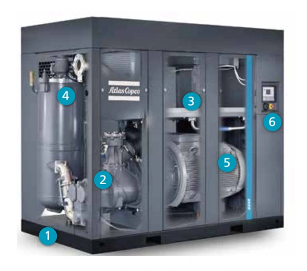 Hogyan távolítsuk el a hibajelző lámpát egy csavaros légkompresszoron