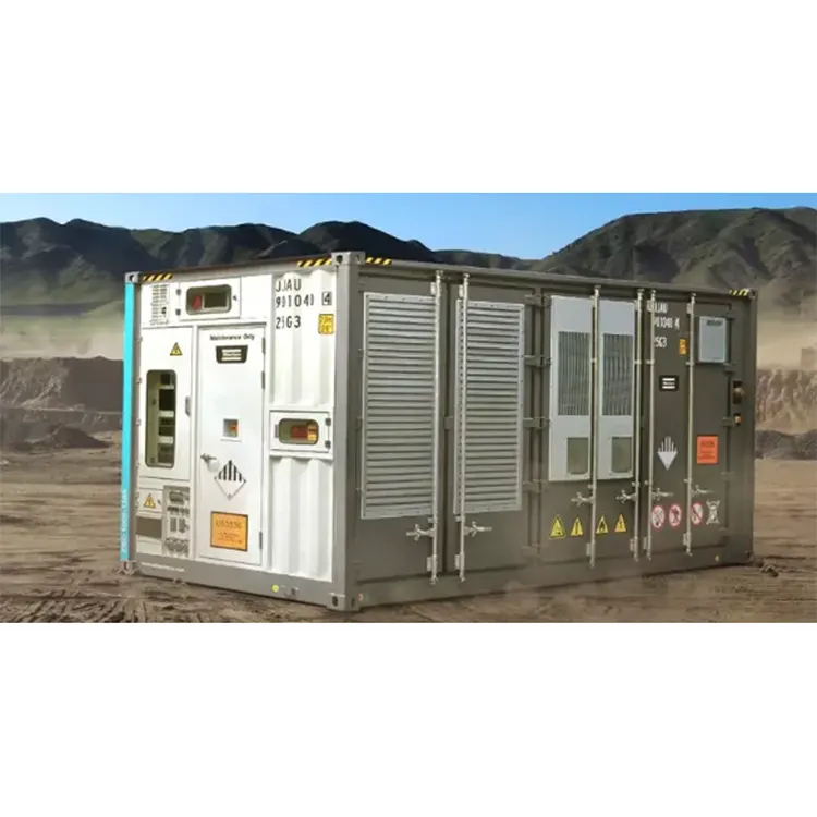 Konténeres energiatároló rendszer