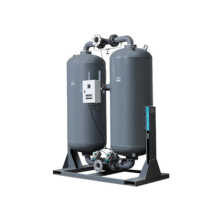 Enyhén fűtött adszorpciós szárító